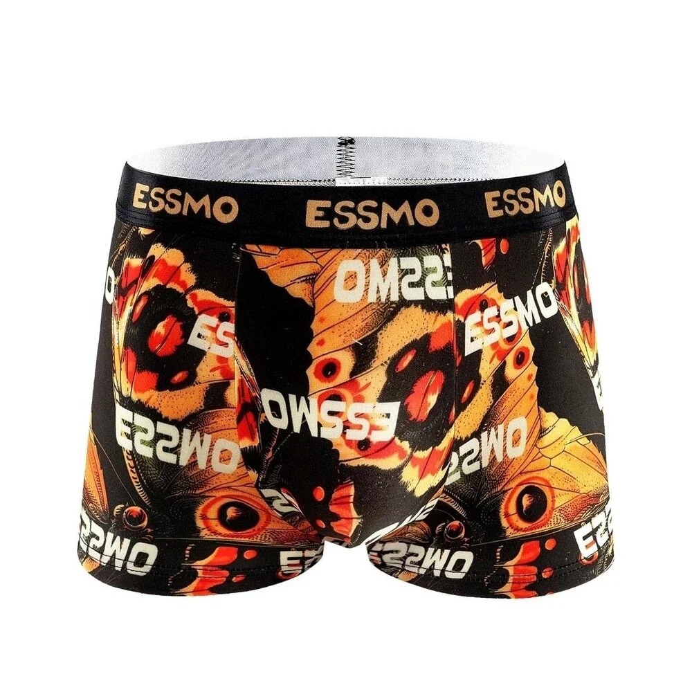 Essmo Men's Boxer Briefs Size Small Butterfly 3 Pairs New